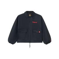 Li-Ning Loose Fleece-Lined Collar Jacket Women Jackets Black AFDS092-1 XL