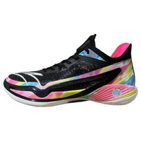 Anta Light Crazy 4 Comfortable Versatile Shock Absorbing Durable Low Top Basketball Shoes Men sneaker Black Pink 112321113-8 44.5 black