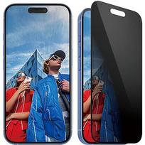 PanzerGlass Privacy  Screen Protector iPhone 16 / iPhone 15 | Ultra-Wide Fit | P2861