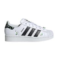 Minecraft x adidas Superstar 2 J Creeper Vaikų sportbačiai Balti Cloud-White Core-Black JQ8749 35½ white