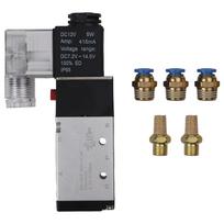 Jungties skersmuo 1/4 colio DC 12V vožtuvas pneumatinis vožtuvas solenoidinis vožtuvas