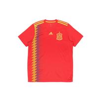 Adidas Pasaulio taurės Ispanijos namų futbolo rinktinės trumpomis rankovėmis marškinėliai vyrams Viršutiniai drabužiai Raudonas CX5355 S orange