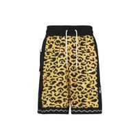 Nike Dri-FIT Leopardų rašto tiesaus kirpimo krepšinio šortai Vyriški šortai Smėlio spalvos DX0172-725 L black