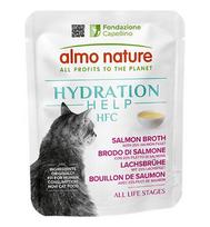 Almo Nature HFC Hydration Help, lašišos sultinys su lašišos filė, 24 x 50 g