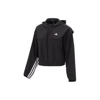 Adidas Wind.Rdy Hyperglam Windbreaker Striped Side Outdoor Jacket Women Outerwear Black IL6977 XS