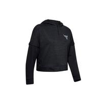 Under Armour x Project Rock Terry Hoodie Women Hoodies Black 1351807-001 L