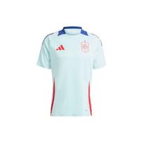 Adidas Ispanijos Komandos Futbolo Treniruočių Marškinėliai Vyriški Viršutiniai Drabužiai Šviesiai Mėlyni IP6411 XXXL
