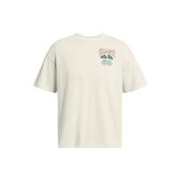 Under Armour Letter Print Round Neck Short Sleeve Drop Shoulder T-Shirt Men T-Shirts Champagne 1382857-273 XL