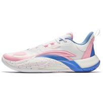 Anta Bubble Bounce 2 Bubble Gum Shock Absorbing Durable Low Top Basketball Shoes Men sneaker White Pink Blue 912421608Q-3 43