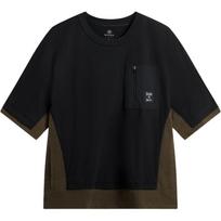 Li-Ning Wade Series Letter Loose Round Neck Short Sleeve T-Shirt Men Tops Black AHSUE13-1 L