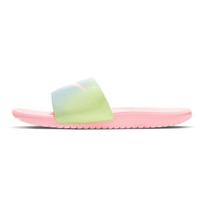 Nike Kawa GS šlepetės Arctic Punch Light Armory Blue vaikiški sportbačiai Rožinės Light-Liquid-Lime CW1656-600 40