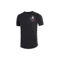 Under Armour Vintažiniai Kaukolės Raidžių Spaudiniai Apvalus Kaklas Trumpos Rankovės Marškinėliai Vyriški Viršutiniai Drabužiai Juodi 1370489-001 L