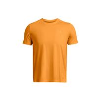 Under Armour Launch Elite Solid Logo Running Casual Sports Crew Neck Short Sleeve T-Shirt Men Tops Orange 1382648-803 M
