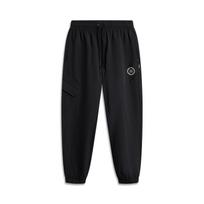 Li-Ning Wade Series Comfortable Simple Versatile Mid-Waist Drawstring Casual Pants Men bottoms Black AKXV049-4 S