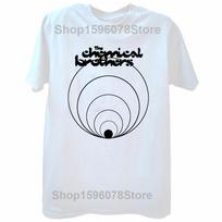 Juokingi The Chemical Brothers marškinėliai Vasariniai Muzikiniai Hip Hop Grafiniai Streetwear Trumpomis Rankovėmis Gimtadienio Dovanos Marškinėliai Vyriški Drabužiai S