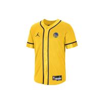 Jordan Dri-FIT NBA Golden State Warriors Statement Edition Logotipo Spausdinimas Kvėpuojantis Greitai Džiūstantis Trumpomis Rankovėmis Krepšinio Marškinėliai Vyrams Viršutiniai drabužiai DN9831-728 XS