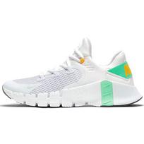 Nike Free Metcon 4 Balti Žali Švytintys Moteriški Sportbačiai Tamsiai Dūminiai Pilki Begaliniai Alyviniai CZ0596-135 35.5