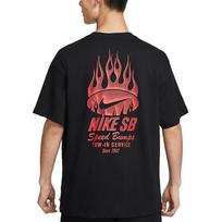 Nike SB Logo Loose Fit Skateboard T-Shirt Men Tops Black HJ0821-010 XL