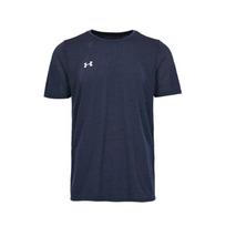 Under Armour Moisture Wicking Knitted Crew Neck Short Sleeve T-Shirt Unisex Tops Navy-Blue 25500518-013 S