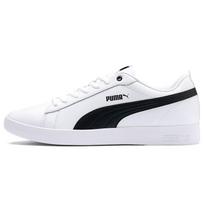Puma Smash v2 Odiniai Balti Juodi Moteriški Kedai 365208-01 37