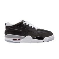 Air Jordan 4 RM GS Juodi Metalizuoti Vaikų Sportbačiai Vilko Pilkos Spalvos Balti Ugninės Raudonumo HV5187-010 35.5 black