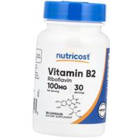 Riboflavin, Vitamin B2 100, Nutricost (36647048) 30caps