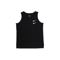 Nike Dvigubas Swoosh Kvėpuojanti Rankovių Neturinti Bėgimo Liemenė Vyriški Viršutiniai Drabužiai Juoda CQ5294-010 S