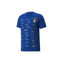 PUMA Italijos Nacionalinės Komandos Signature Edition Pergalės Atminimo Trumpomis Rankovėmis Marškinėliai Vyrams Viršutiniai Drabužiai Mėlyna 769992-04 S blue
