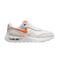 Nike Air Max SYSTM GS Balti su oranžiniu Total Orange Vaikų sportbačiai Phantom Photon-Dust DQ0284-114 37.5