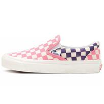 Vans Classic Slip-On 98 DX Anaheim Factory – rožinė purpurinė šachmatinė unisex sportbačiai šviesiai rožinė VN0A3JEX46A 42.5 white