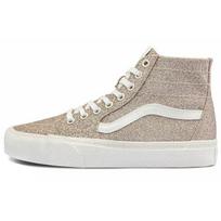 Vans Sk8-Hi Tapered Glitter Macadamia Men Sneakers Gold True-White VN0A4U16B7A 36