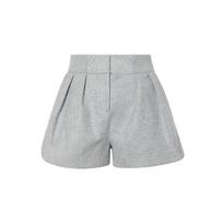 Nike Forward Vienos spalvos Skeltu Kraštu Vilnos Šortai Aukštu Liemeniu Moteriški šortai Šviesiai Dūminės Pilkos DX6518-084 L