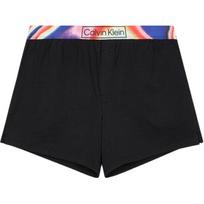 Calvin Klein Rainbow Elastic Comfortable Straight Leg Casual Shorts Men shorts Black NM2250-UB1 L