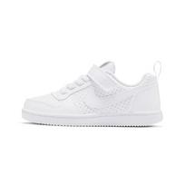 Nike Court Borough Low SL PS Triple White Kids Sneakers AV3167-100 28