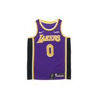 Nike NBA krepšinio megztinis, Los Andželo „Lakers City Edition“ gerbėjų versija Vyriški viršūnės violetinės spalvos AA7097-512 S