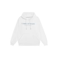 Li-Ning Way of Wade Series Logo Print Hoodie Long Sleeve Sweatshirt Unisex Tops Milk-White AWDS809-5 XXL