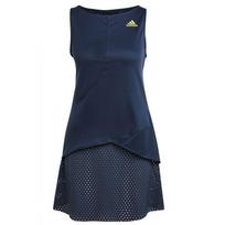 Adidas Vienspalvė Laisvalaikio Teniso Sportinė Kvėpuojanti Berankovė Suknelė Moterims Suknelės Tamsiai Mėlyna GH7599 XS