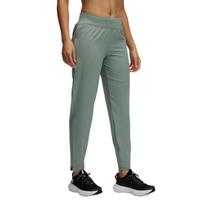 Under Armour OutRunStorm Comfortable Fashionable Simple Versatile Solid Color Sports Long Pants Women bottoms Silicone-Green 1377042-348 XL