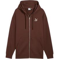 Puma Classics Hoodie American Vintage Loose Fit Fashion Long Sleeve Sweatshirt Unisex hoodies Dark-Coffee-Brown 624247-65 XS