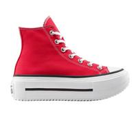 Converse Chuck Taylor All Star Lift Dvigubo Paduko Aukšti Raudoni Unisex Sportbačiai Juodi Balti A15542C 37.5