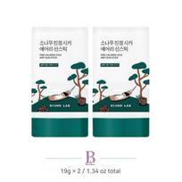 ROUND LAB Pine Calming Cica Airy Sun Stick 19g Double Set 19g+19g