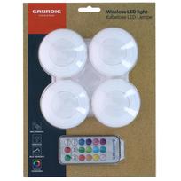 GRUNDIG LED lemputės su nuotolinio valdymo pulteliu, 4 vnt