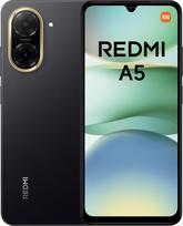 "Xiaomi Redmi A5" išmanusis telefonas, 4 + 128GB, juodas, itin ryški 32 MP AI kamera, 5200 mAh baterija, galingas aštuonių branduolių procesorius, įspūdingas 6,88 colių 120 Hz ekranas