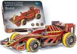 3D medinis galvosūkis, Automobilis, Bolid riboto leidimo, 109 dalių, woodencity, LE-003, 3D Wooden Puzzles
