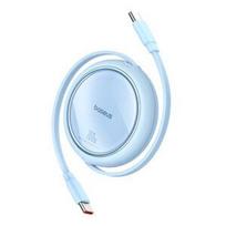 Ištraukiamas USB-C laidas Baseus Free2Draw Mini 100W, 1m, mėlynas