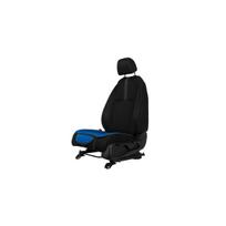 Sėdynės užvalkalo sėdimoji dalis EVAtech, 1 vnt. - mėlyna / juodi kraštai / mėlynos siūlės