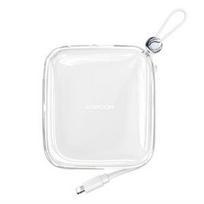 Atsarginis maitinimo šaltinis ("Power Bank") Išorinė baterija Joyroom 'JR-L005' baltas 10000mAh 12W (PD / QC3.0) + integruotas Lightning laidas