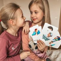 Lavinamųjų kortelių rinkinys „Veiksmažodžiai“