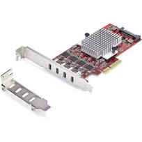 Startech 4-PORT USB-C 10GB PCIE CARD USB-C 3.2 10GBPS PCI EXPRESS TAA P10Q4C-USB-CARD