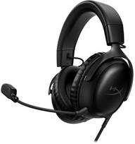 HyperX Cloud III – Wired Gaming Headset, PC, PS5, Xbox Series X|S, Angled 53mm Drivers, DTS, Memory Foam, Durable Frame, Ultra-Clear 10mm Mic, USB-C, USB-A, 3.5mm – Black